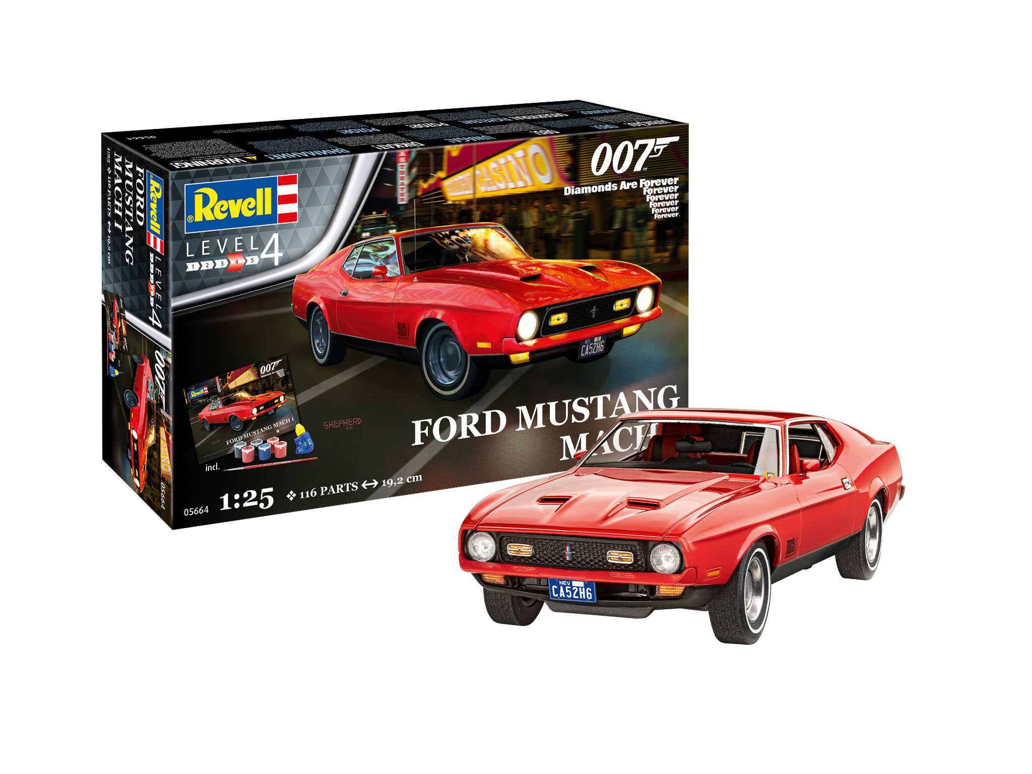 Gift-Set James Bond 05664 - "Diamonds Are Forever" Ford Mustang I (1:25)