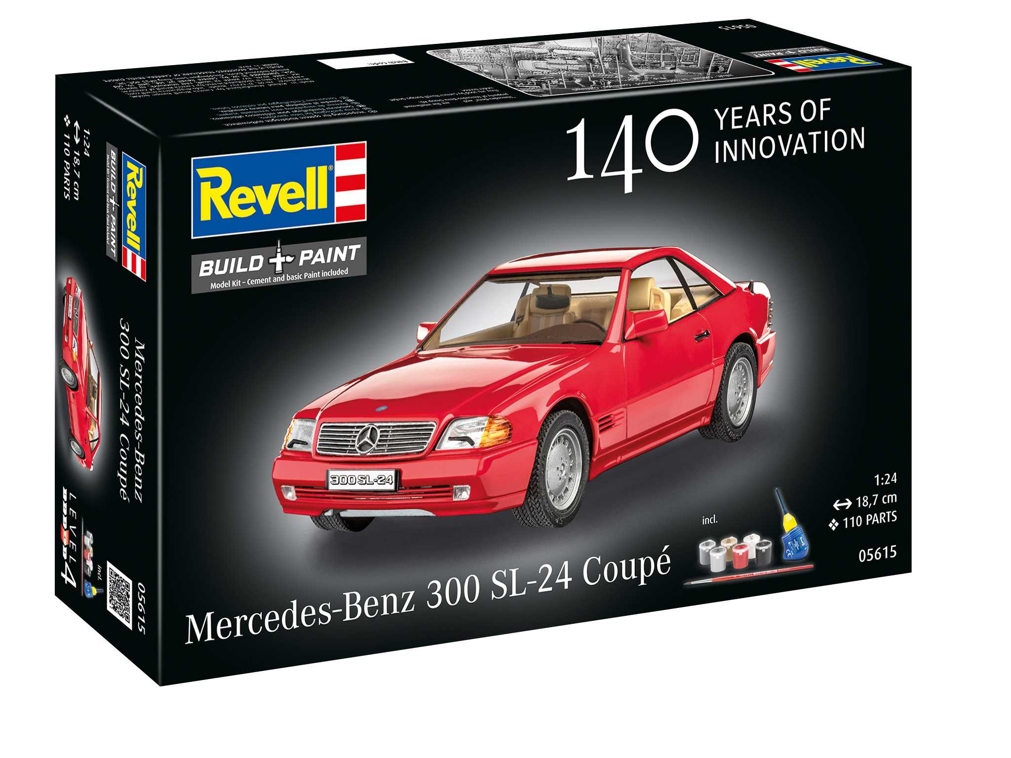 1:24 Mercedes-Benz 300 SL-24 Coupé (100th Anniversary, Gift Set)
