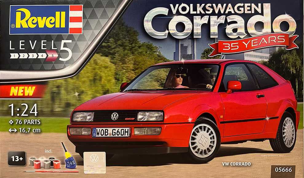 Gift-Set auto 05666 - 35 rokov "VW Corrado" (1:24) 18-05666