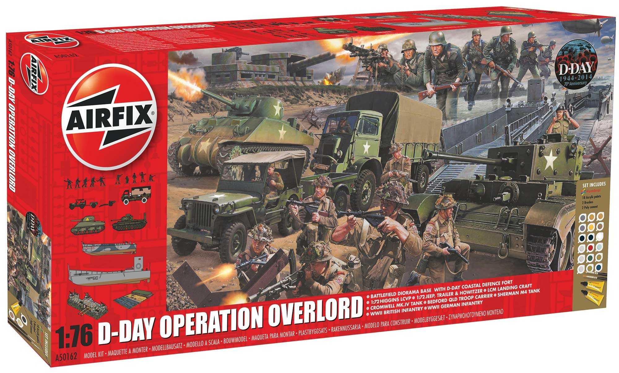 Gift Set diorama A50162A - D-Day 75th Anniversary Operation Overlord (1:76)