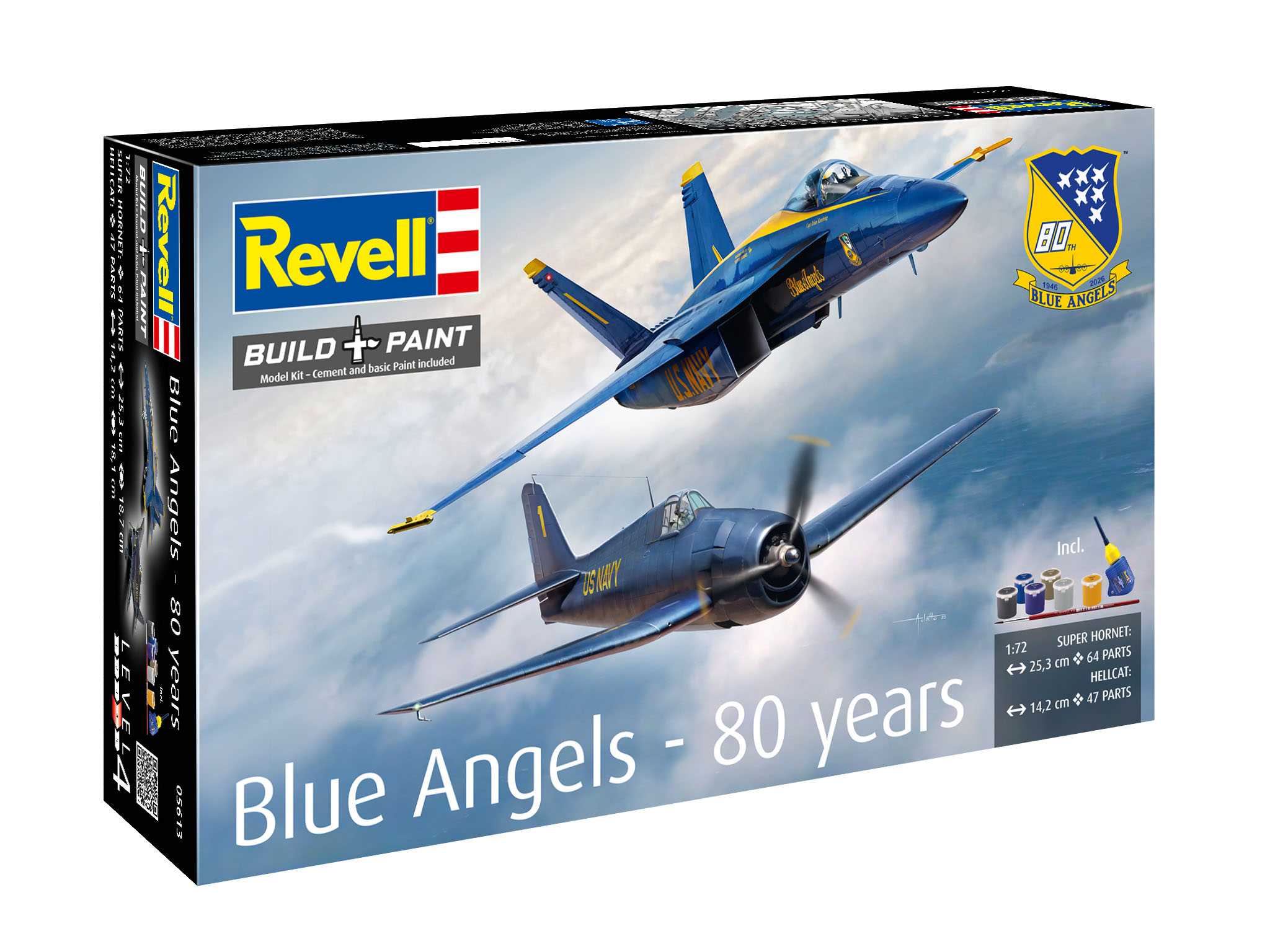 1:72 F/A-18E & Hellcat Blue Angels (80th Anniversary, Gift Set)