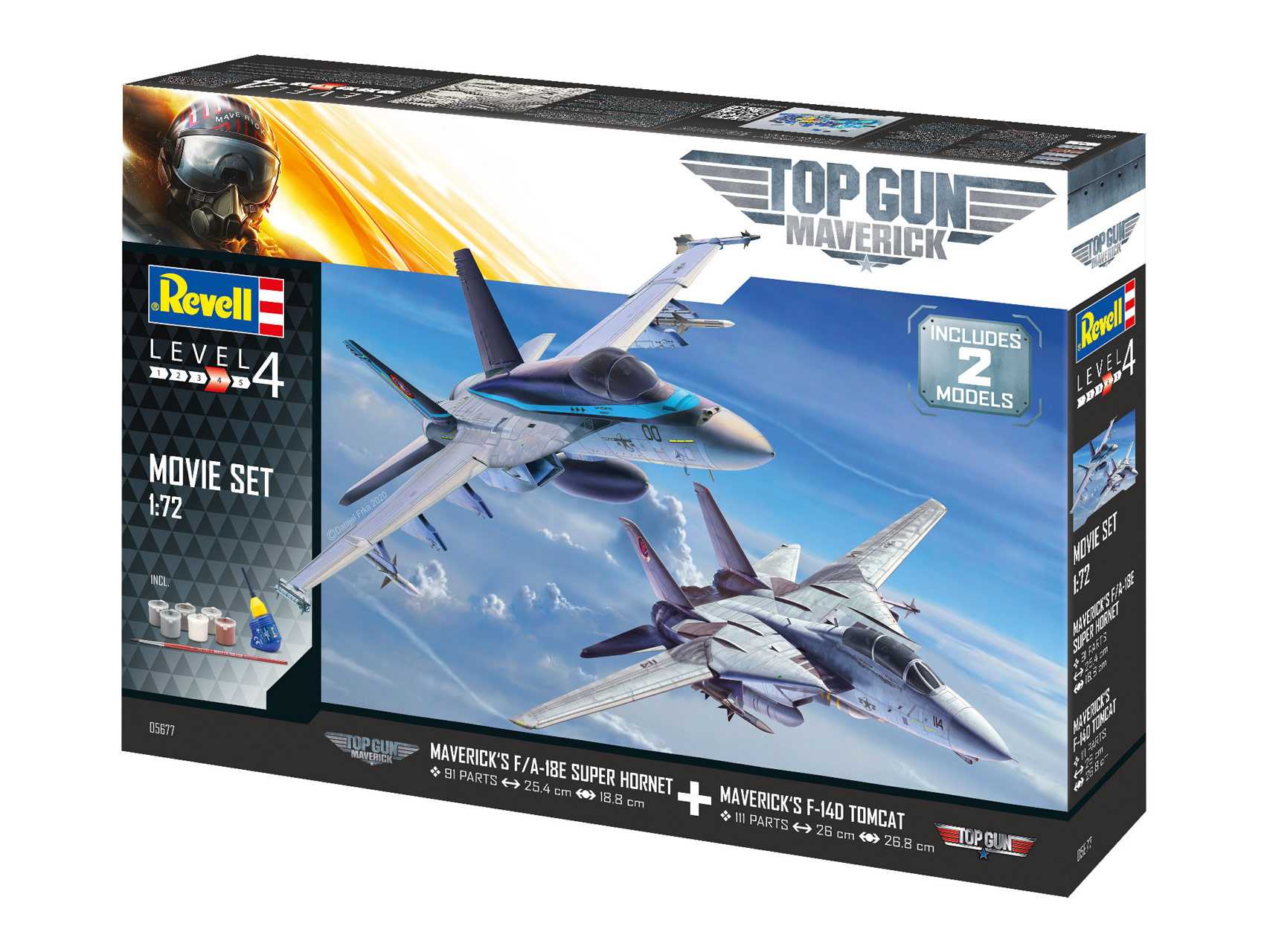 Gift-Set letadlo 05677 - Top Gun 2 Movie Set (1:72)