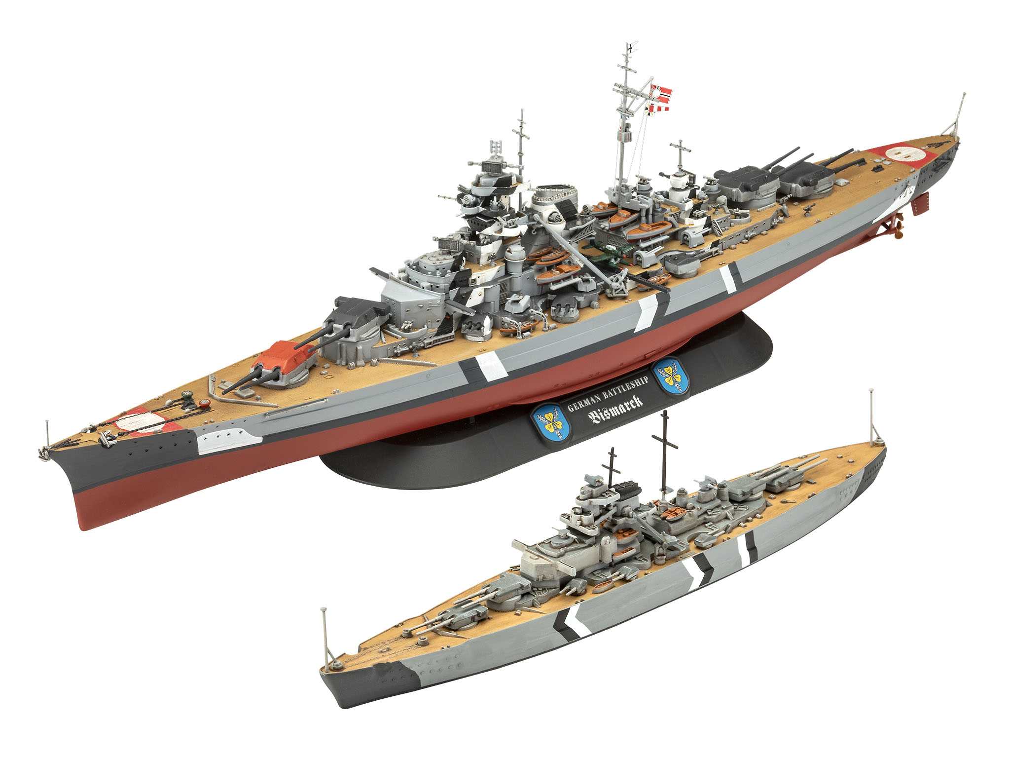 Gift-Set loď 05637 - The Legendary Bismarck (1:700 + 1:1200) 18-05637
