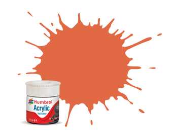 Humbrol farba akryl železničná AB2420 - No RC420 Orange Lining - Matt - 14ml 31-AB2420