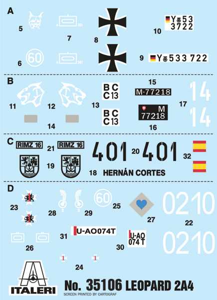 Model Kit War Thunder tank 35106 - Leopard 2A4 (1:48)