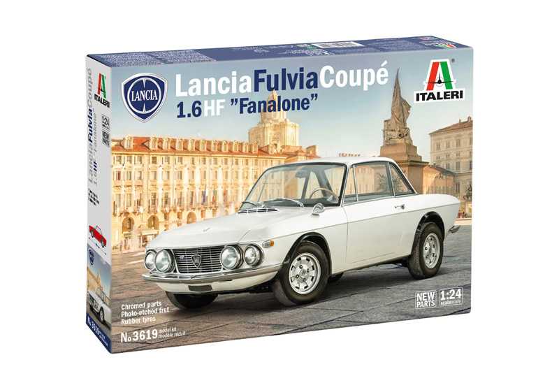 Model Kit auto 3619 - Lancia Fulvia coupé 1.6 HF "Fanalone" (1:24)