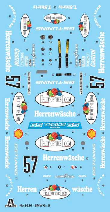 Model Kit auto 3626 - BMW Gr. 5 (1:24)