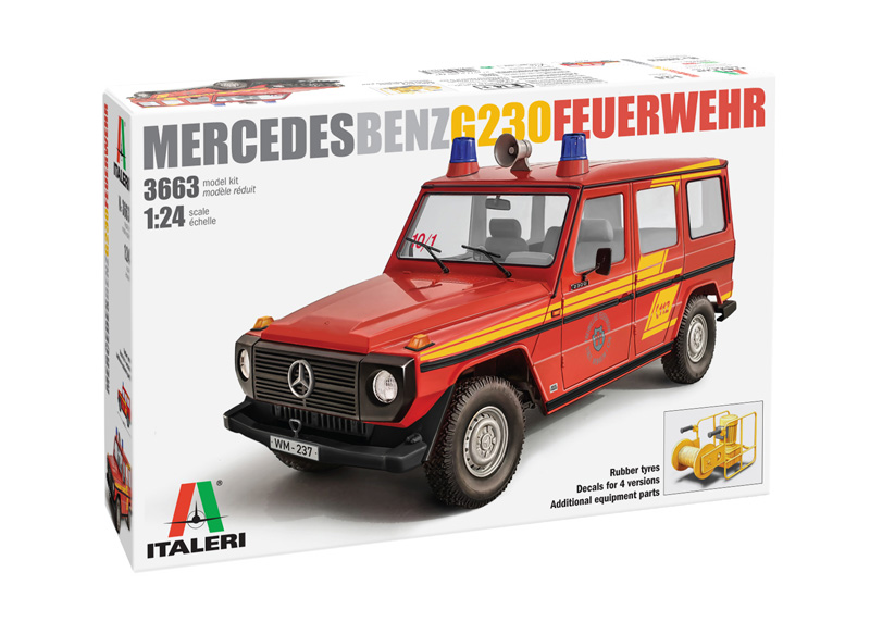 Model Kit auto 3663 - Mercedes G230 Feuewehr (1:24) 33-3663