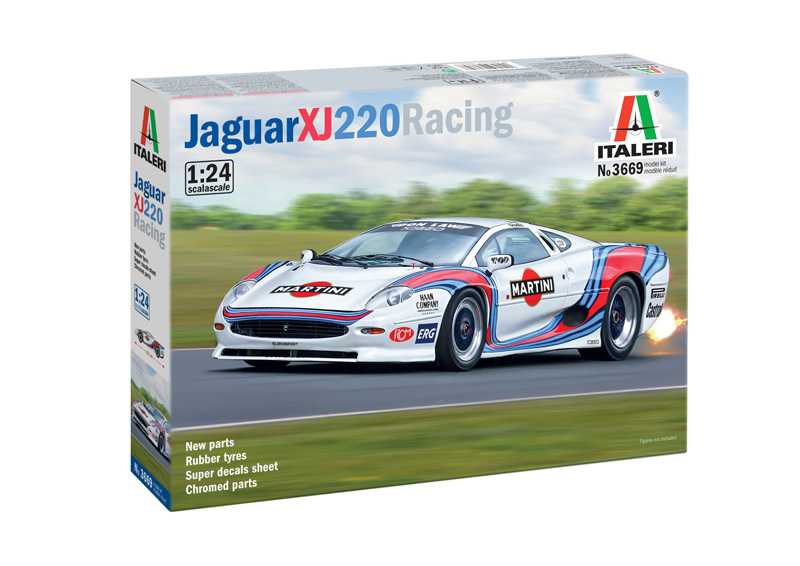 Model Kit auto 3669 - Jaguar XJ 220 Race Car (1:24) 33-3669