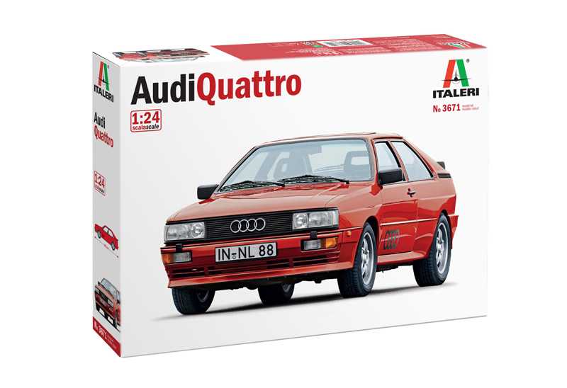 Model Kit auto 3671 - Audi Quattro (1:24) 33-3671