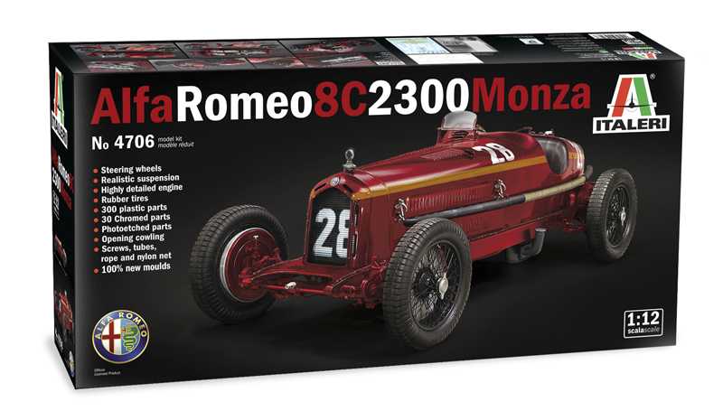 Model Kit auto 4706 - ALFA ROMEO 8C 2300 Monza (1:12)