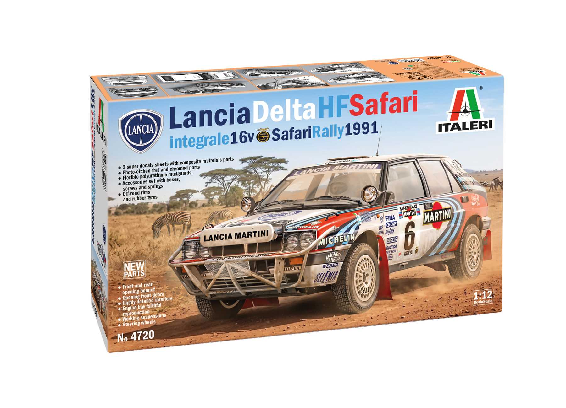 1:12 Lancia Delta HF Safari Integrale 16V