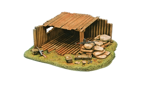 Model Kit budova 0417 - COMMAND POST (1:35)