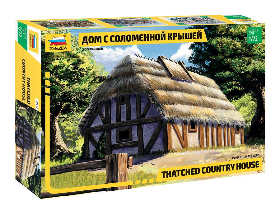 Model Kit budova 8532 - Thatched Country House (1:72)