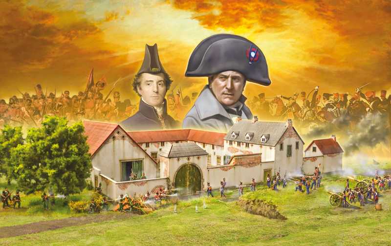 Model Kit diorama 6197 - Waterloo 1815: La Haye Sainte (1:72)