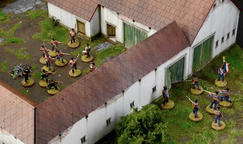 Model Kit diorama 6197 - Waterloo 1815: La Haye Sainte (1:72)