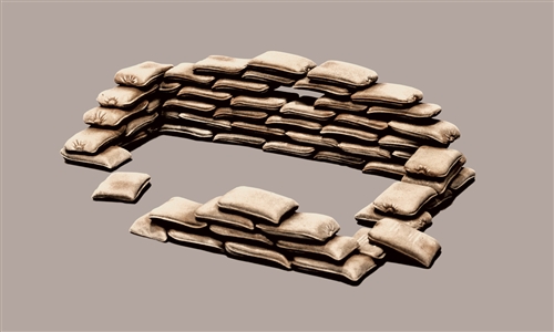 Model Kit doplňky 0406 - SANDBAGS (1:35)