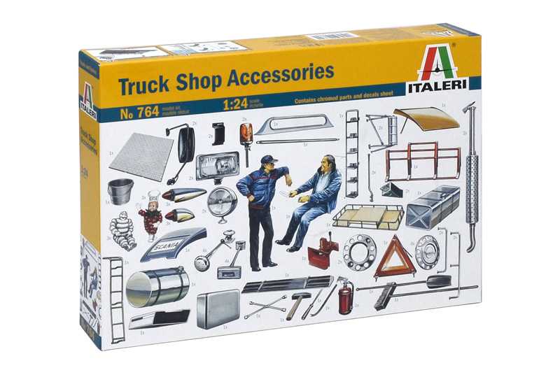 Model Kit doplnky 0764 - TRUCK ACCESSORIES (1:24) 33-0764