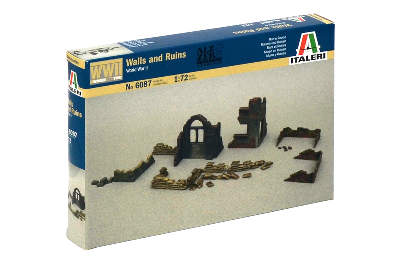 Model Kit doplňky 6087 - WALLS AND RUINS (1:72)