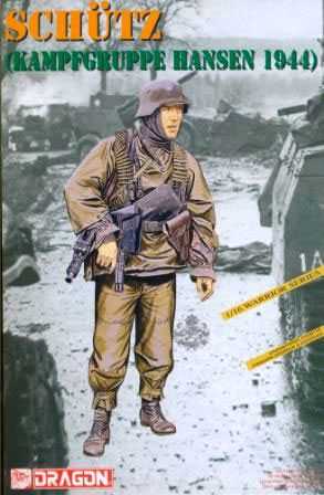 Model Kit figurky 1623 - SCHÜTZ KAMPFGRUPPE (HANSEN 1944) (1:16)