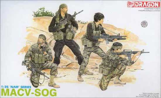 Model Kit figúrky 3306 - MACV-SOG (1:35) 34-3306