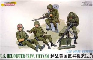 Model Kit figurky 3311 - U.S. HELICOPTER CREW (VIETNAM) (1:35)