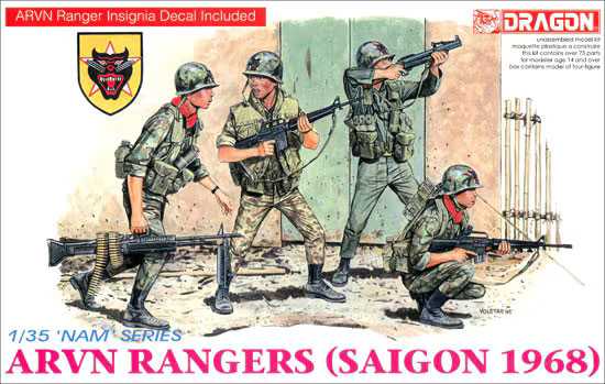 Model Kit figúrky 3314 - ARVN RANGERS (SAIGON 1968) (1:35) 34-3314