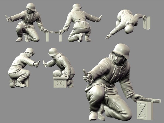 Model Kit figurky 3610 - PAK-36 with Crew (1:35)