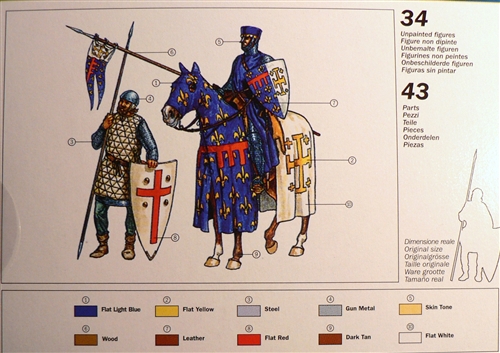 Model Kit figurky 6009 - CRUSADERS (XIth CENTURY) (1:72)