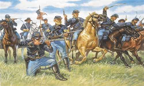 Model Kit figúrky 6013 - UNION CAVALRY (AMERICAN CIVIL WAR) (1:72) 33-6013