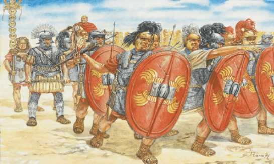 Model Kit figúrky 6021 - ROMAN INFANTRY (I-II CENTÚRY BC) (1:72) 33-6021