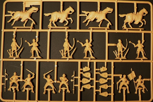 Model Kit figurky 6027 - ENGLISH KNIGHTS AND ARCHERS (100 YEARS WAR) (1:72)