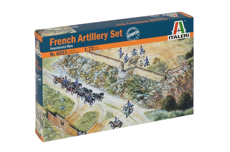 Model Kit figúrky 6031 - FRENCH ARTILLERY SET (NAP.WARS) (1:72) 33-6031