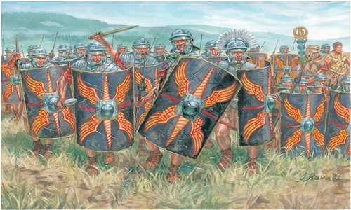Model Kit figúrky 6047 - ROMAN INFANTRY (CESAR'S WARS) (1:72) 33-6047