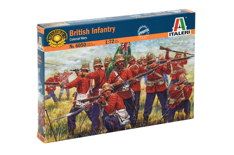 Model Kit figúrky 6050 - ZULU WARS - BRITISH INFANTRY (1:72) 33-6050