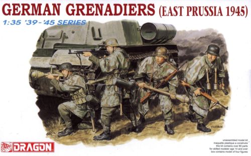 Model Kit figúrky 6057 - GERMAN GRENADIERS (EAST PRUSSIA 1945) (1:35) 34-6057