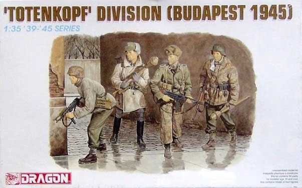 Model Kit figúrky 6095 - "TOTENKOPF" DIVISION (BUDAPEST 1945) (1:35) 34-6095
