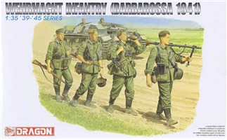 Model Kit figurky 6105 - WEHRMACHT INFANTRY (1:35)