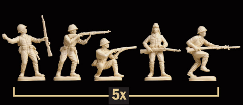 Model Kit figurky 6170 - WWII - JAPANASE INFANTRY (1:72)