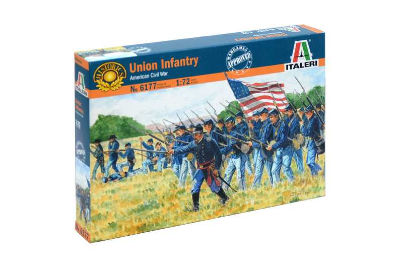 Model Kit figurky 6177 - UNION INFANTRY (AMERICAN CIVIL WAR) (1:72)