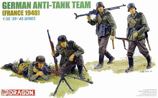 Model Kit figúrky 6196 - GERMAN ANTI-TANK TEAM (1:35) 34-6196