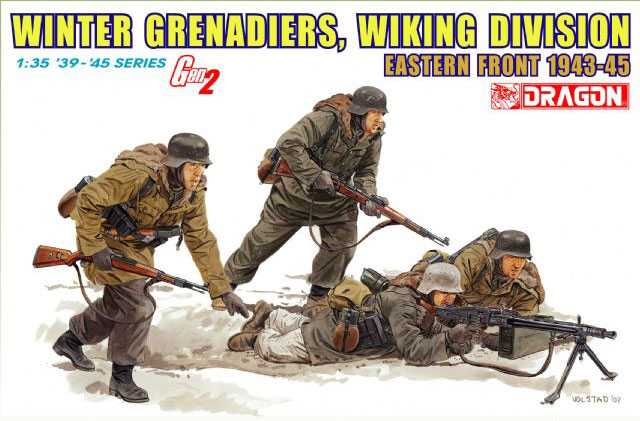 Model Kit figúrky 6372 - WINTER GRENADIERS, WIKING DIVISION (EASTERN FRONT 1943-45) (GEN2) (1:35) 34-6372