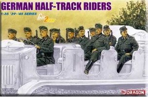 Model Kit figurky 6671 - GERMAN HALF-TRACK RIDERS (1:35)