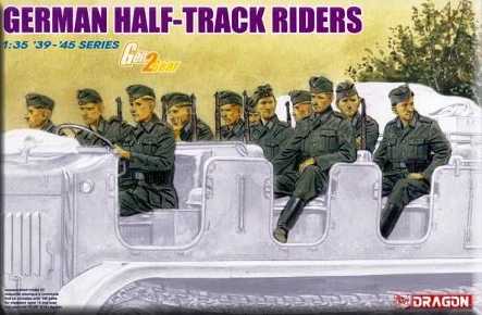 1:35 German Half-track Riders