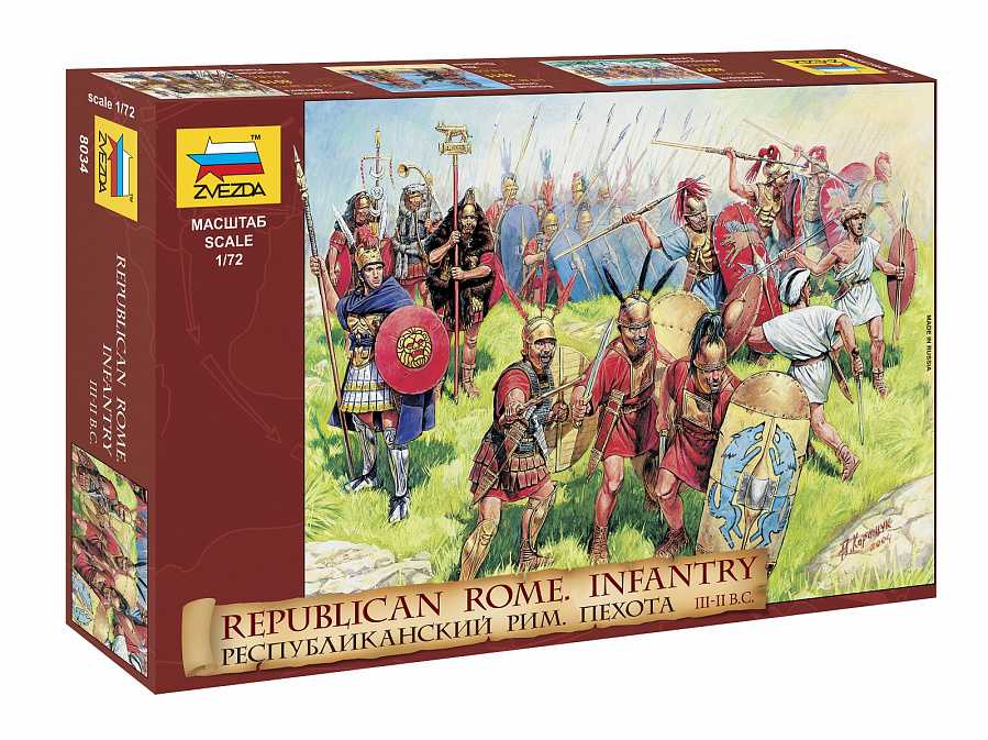 Model Kit figurky 8034 - Republican Rome Infantry (RR) (1:72)