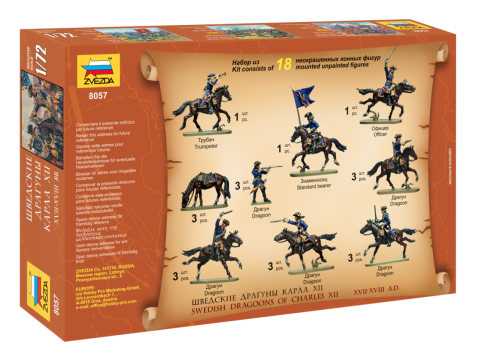 Model Kit figurky 8057 - Swedish Dragoons (re-release) (1:72)