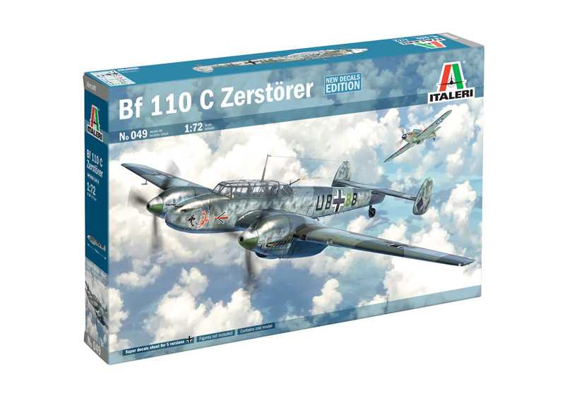 Model Kit letadlo 0049 - Bf-110 C3/C4 Zerstörer (1:72)