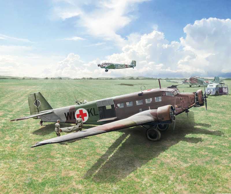 Model Kit letadlo 0102 - Ju-52/3m (1:72)