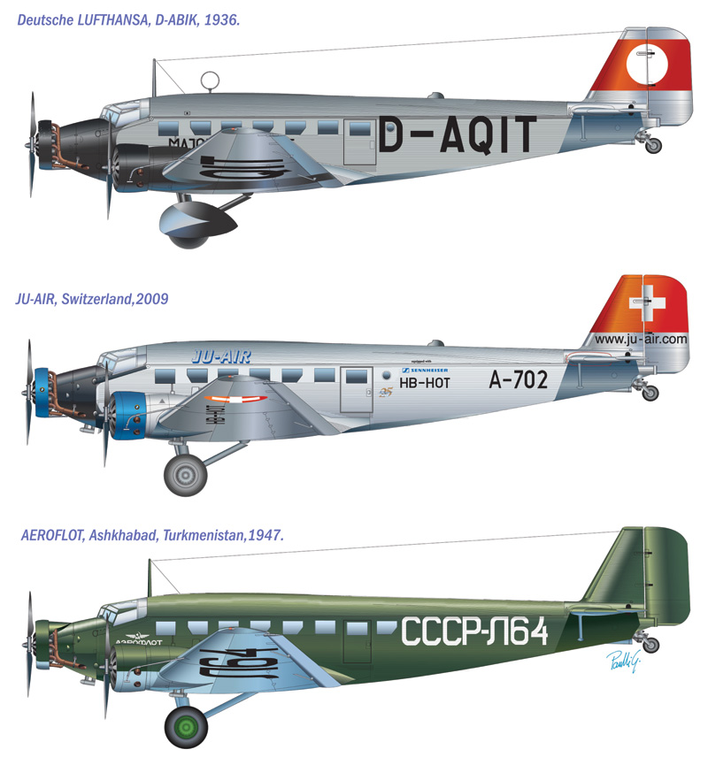 Model Kit letadlo 0150 - JUNKERS JU-52 3/m "TANTE JU" (1:72)