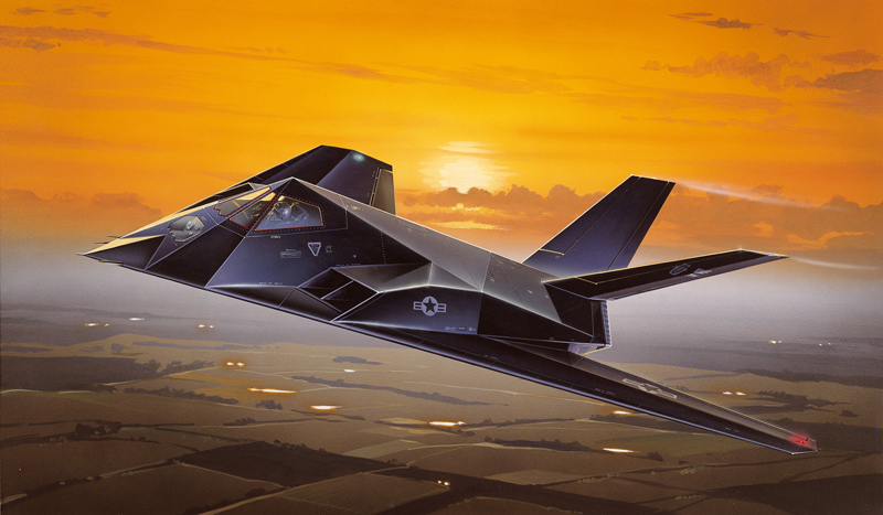 Model Kit letadlo 0189 - F-117A NIGHTHAWK (1:72)